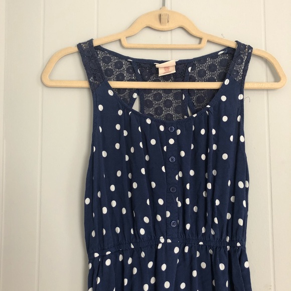Mossimo Supply Co. Dresses & Skirts - Navy polka-dot mini dress.